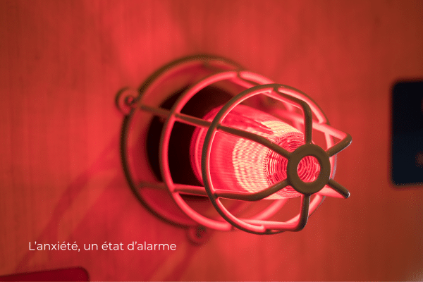 trouble anxieux état d'alarme mental et physique