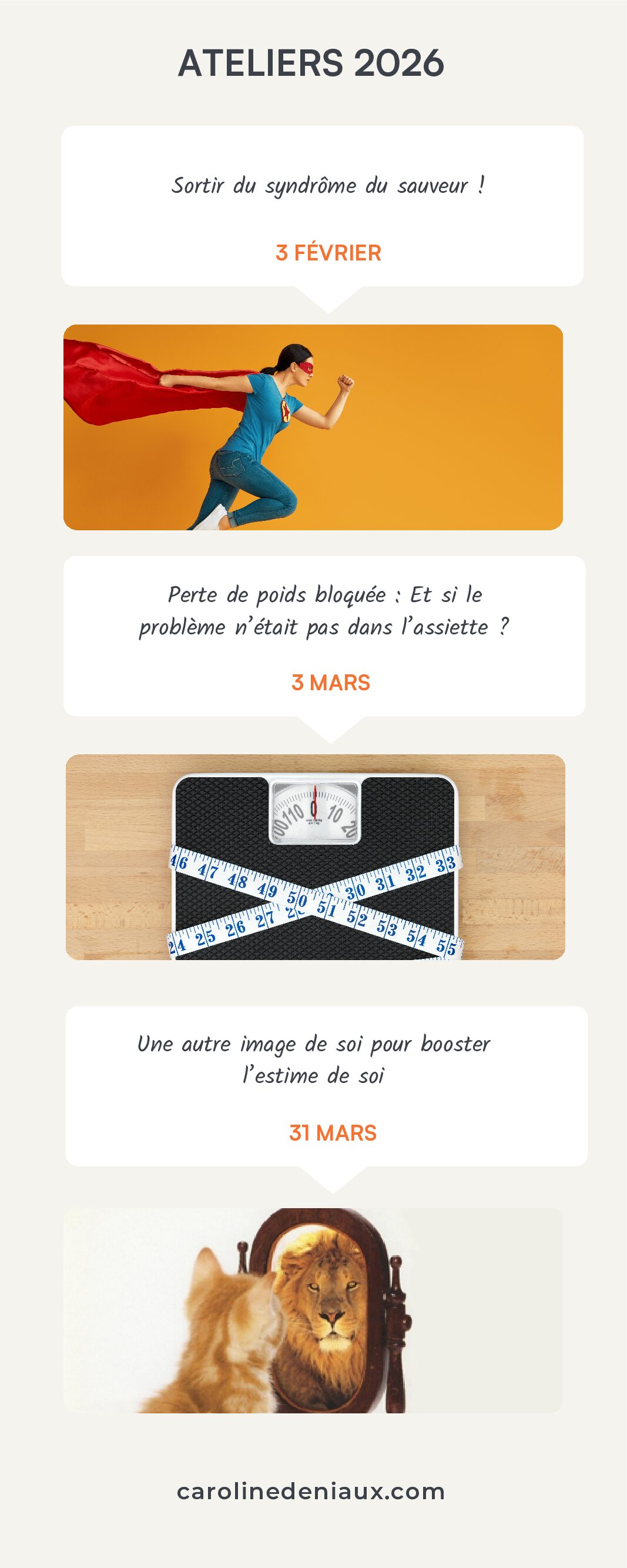 Hypnose PNL ateliers 2026